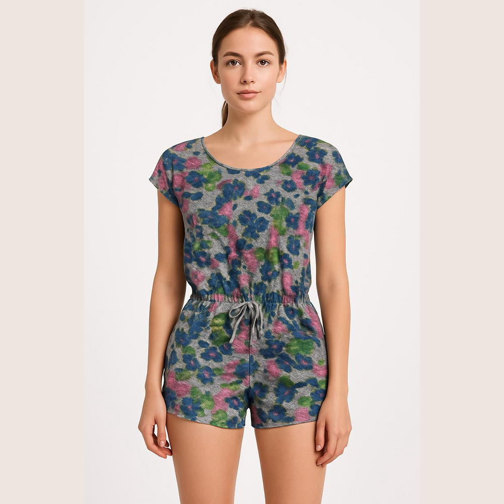 Juicy Couture Multicolored Floral Romper